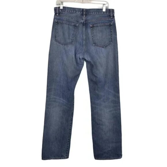 J. Crew Factory Vintage Slim Straight Blue Jeans Size 33x32 - Picture 2 of 6
